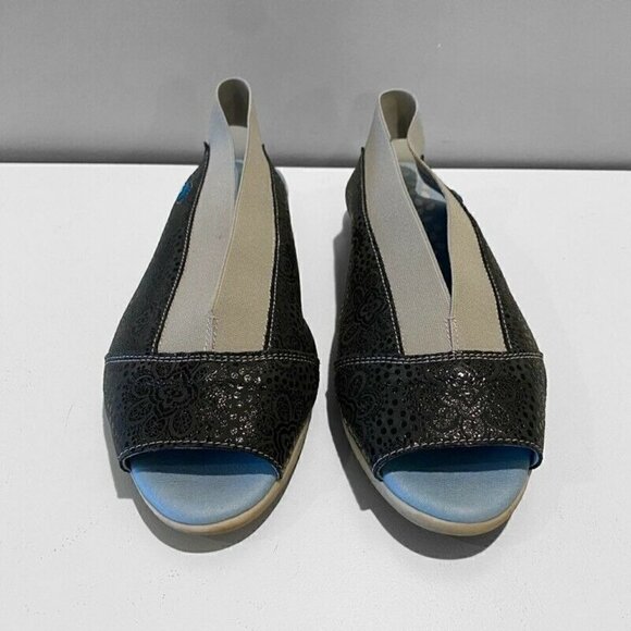 Cloud Caliber Slingback Sandals Black 39 / 8 - Picture 2 of 10